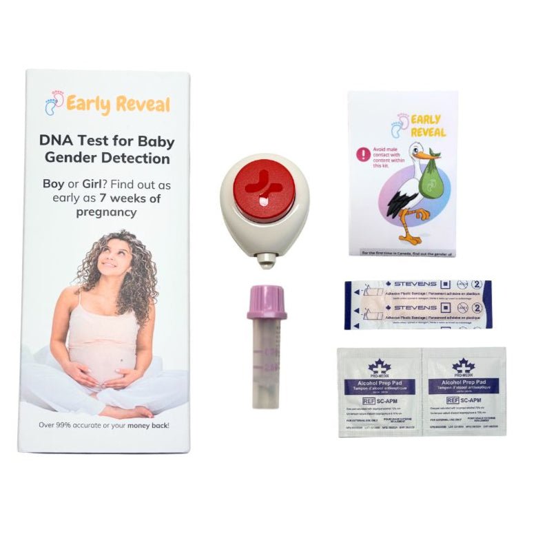 VIP Express Tap Gender Test | Over 99% Accurate | Painless & Needle Free Collection | Same Day Results | EarlyReveal - EarlyReveal