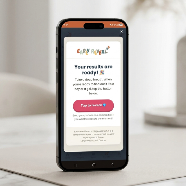 EarlyReveal Tap DNA Gender Test Over 99% Accurate | Painless & Needle Free